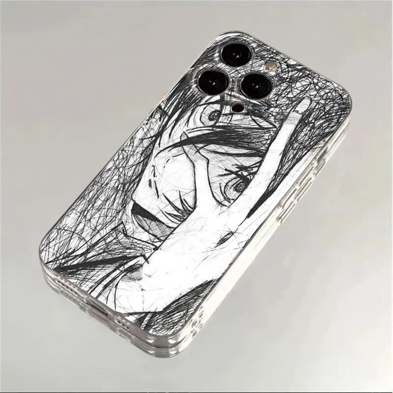 Código de lujo Geass Lelouch Lamperouge funda protectora transparente suave para iPhone 11 12 13 14 15 16 17 Pro Max XS XR 7 8 Plus X Coque