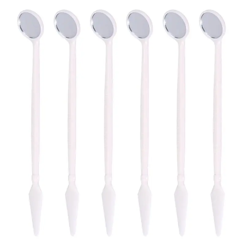 

50 шт. одноразовое стоматологическое зеркало для рта, цементный шпатель, нож для смешивания, двусторонний отражатель для осмотра полости рта, материалы для гигиены полости рта