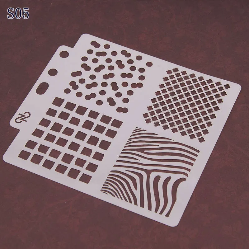 Scrapbooking Star Cat Stencil Hollow Engraving Ruler Paint Spray Pattern Stencils Diy Template for Card Making Coffee Cake Mold