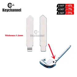 10 teile/los Metall Uncut HON66 Auto Schlüssel Blank KD Smart Remote Blade 187 #   Notschlüsselkopf für KD KEYDIY VVDI Fernbedienung für Honda