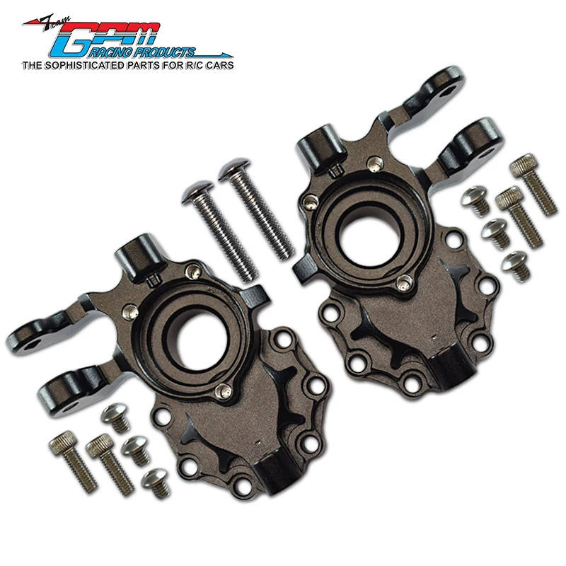 GPM 1/10 TRX4 DEFENDER TRAIL CRAWLER-82056-4 ALUMINUM FRONT KNUCKLE ARMS-14PC SET