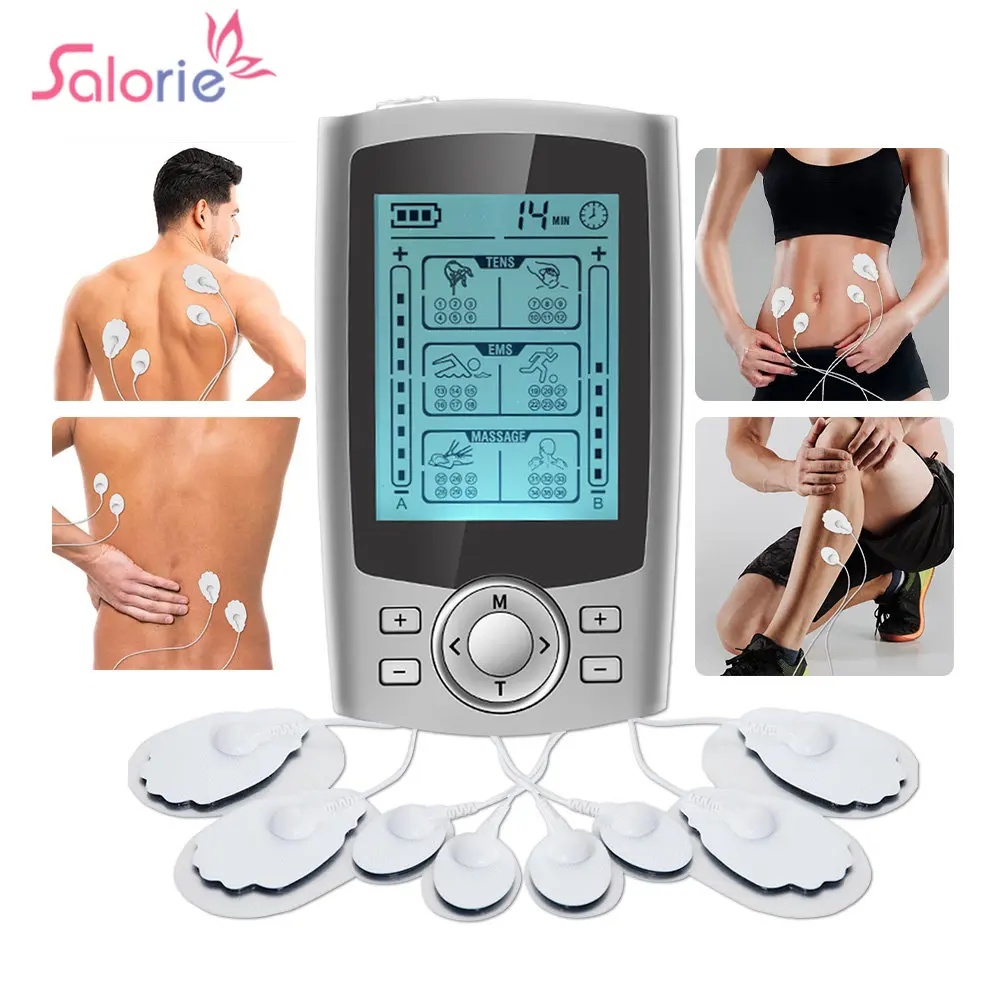 

36 Modes Electric Tens Relax Muscle Stimulator EMS Acupuncture Body Massage Digital Therapy Slimming Machine Electrostimulator