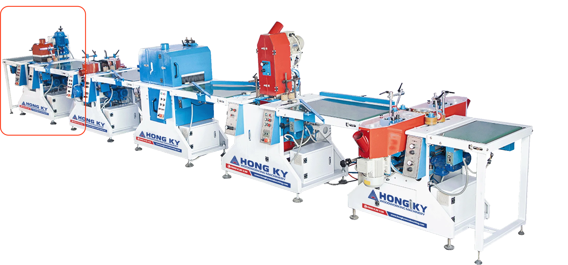 Factory direct Made In Vietnam Top/ Bottom Edge Brush Sanding Machine - a part of CES line for straight/curved wood parts