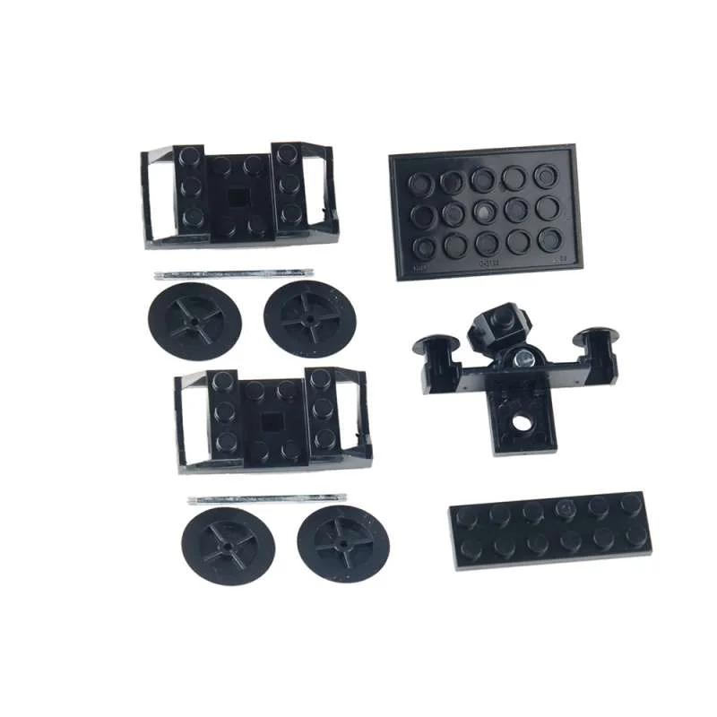 MOC Train Track Kit DIY Car 6x28 Base Top Plate Parts Wheels Building Blocks Technical Parts 92339 92088 2871 91994 74784 4025