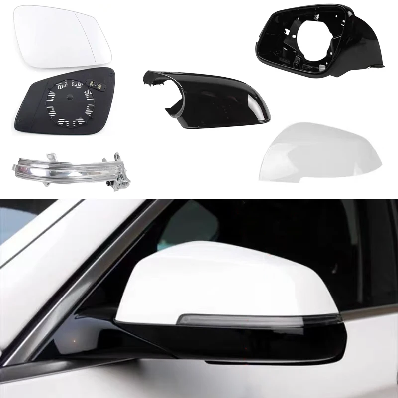 Side Mirror Frame Holder for BMW F20 F21 F22 F23 F35 F30 F31 F32 F33 F34 X1 Glass surround housing trim E84 Wing 1 2 3 4 Replace