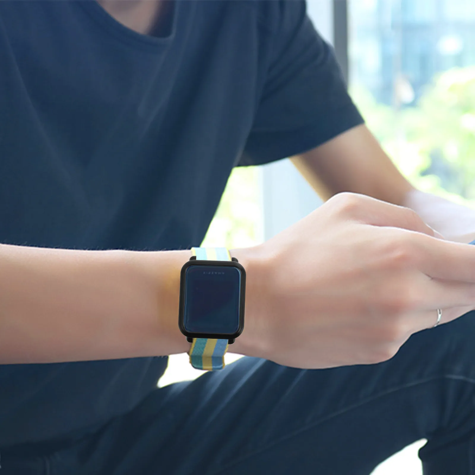 

1 шт. креативный защитный чехол для часов PC Watch, повышенная прочность, защита от царапин, элегантный дизайн.