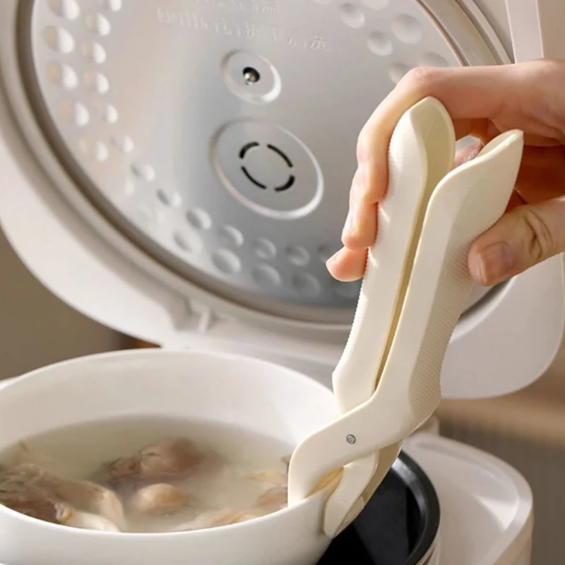 1Pc Hot Plate Gripper Clips Holder Tongs Bowl Holder ABS Pot Clip For Moving Hot Plate Bowls Pizza Pan Air Fryer Microwave Oven