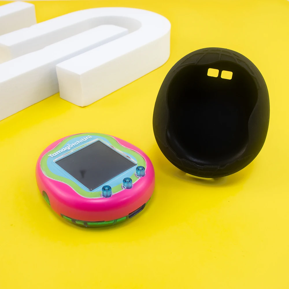 Silicone Case For Tamagotchi Uni 2023 Interactive Virtual Pet Toy Protective Cover Kawaii Game Machine Sleeve Shell with Lanyard
