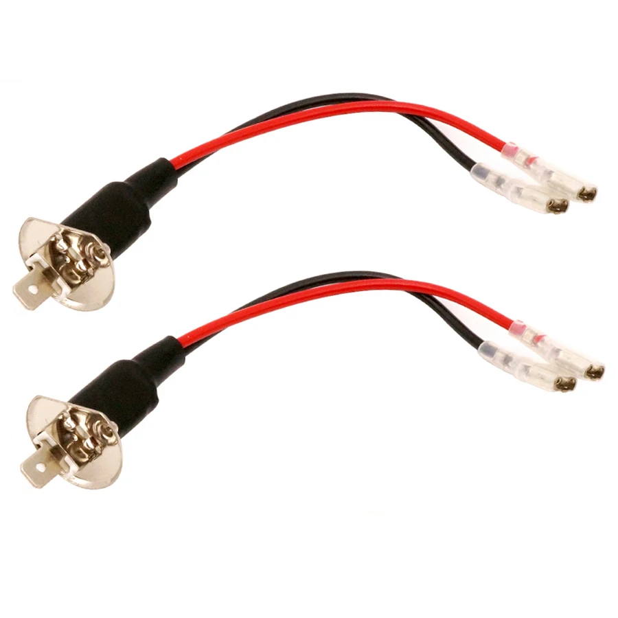 NHAUTP 1 Pair H1 Adapter Cable Conversion Wiring Connector For HID LED Headlight Bulb Car Lights Accessories