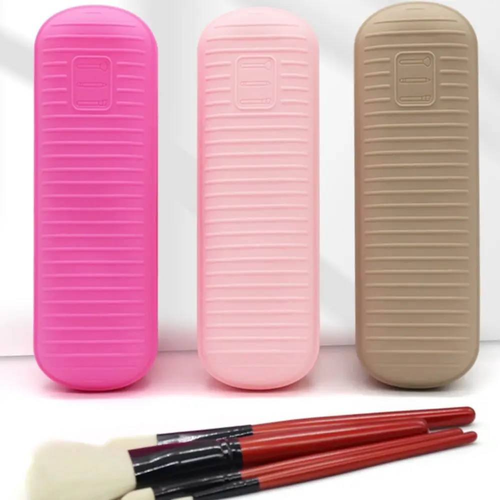 

Multipurpose Silicone Makeup Brush Storage Bag Organizer Travel Holder Cosmetic Bag Makeup Tools Waterproof Makeup Brush Pouch