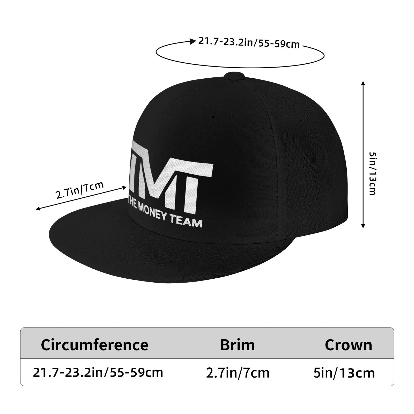 Floyd Mayweather TMT Hat Baseball Cap for Summer Sun Hat Casual Snapback Washed Sports Hat Outdoor Fashion Baseball Cap