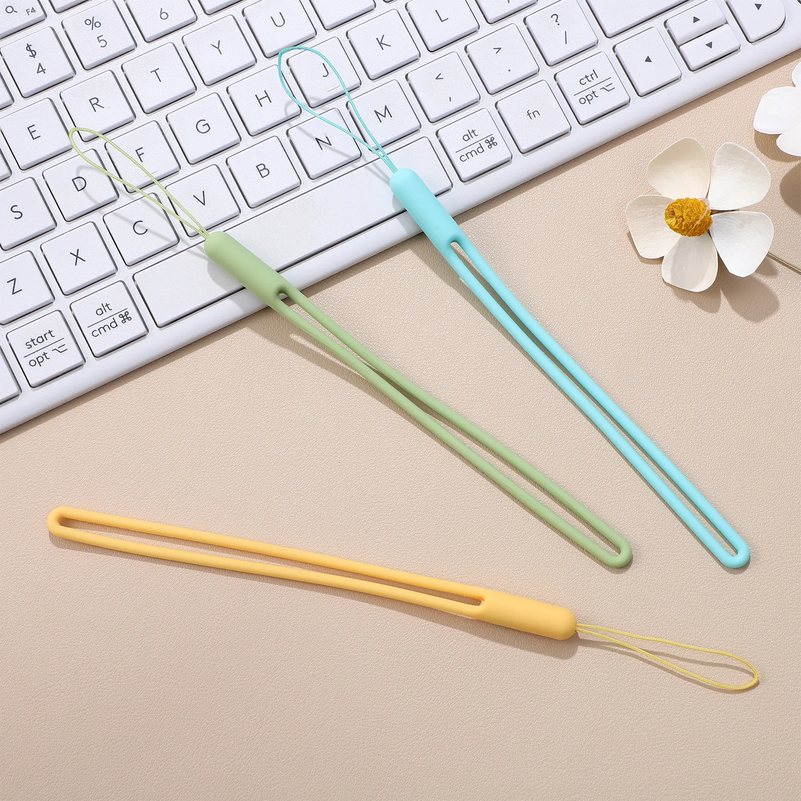 

3pcs Lanyard Wrist Strap Silicone Anti-Lost Rope For Mobile Camera Keys Outdoor Activities Wrist Lanyard For Phone Cell Phone