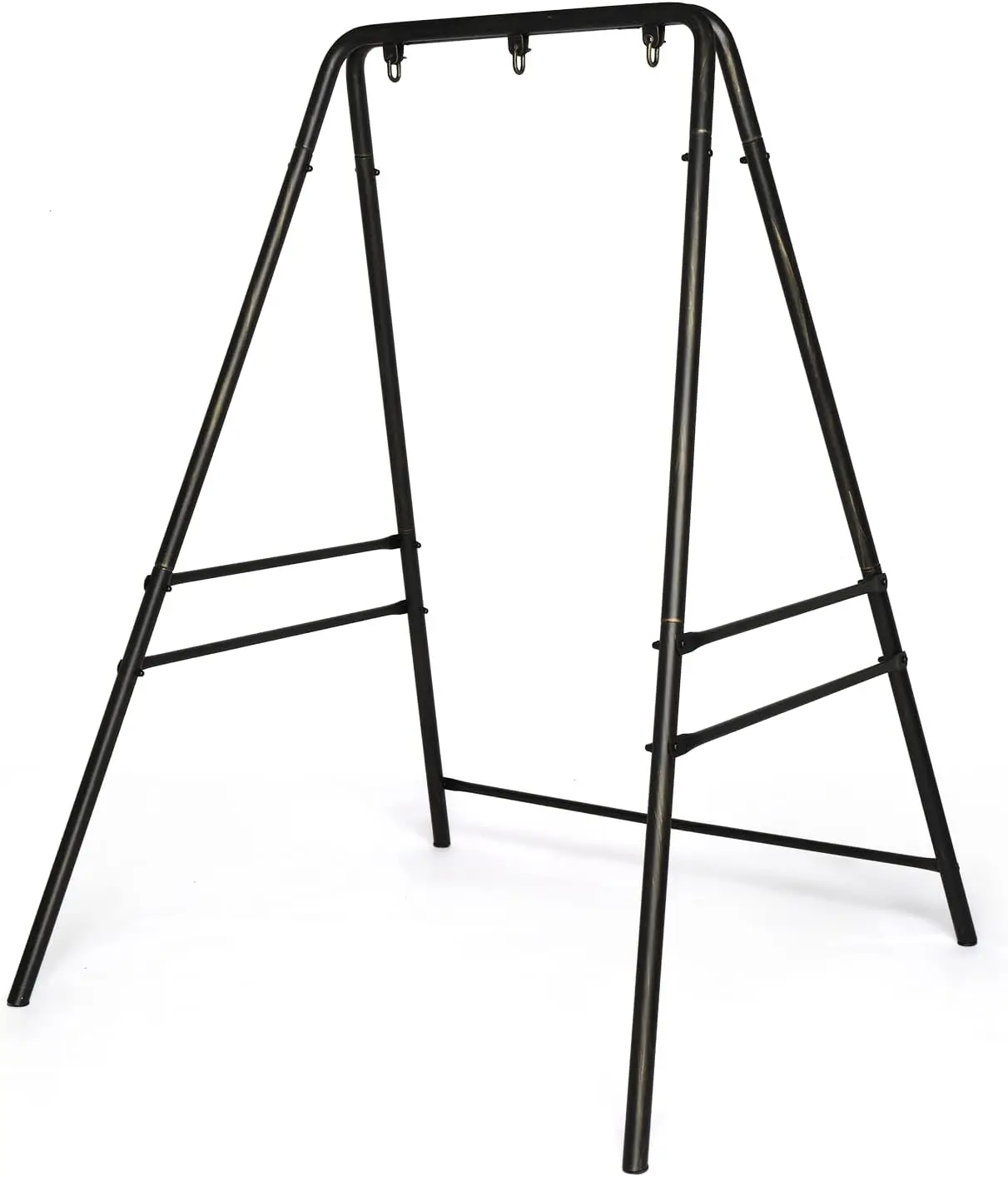 

Swing Stand Frame, Heavy Duty Steel Hammock Stand Only for Porch, Backyard, Indoor or Outdoor, Antique Bronze Finish