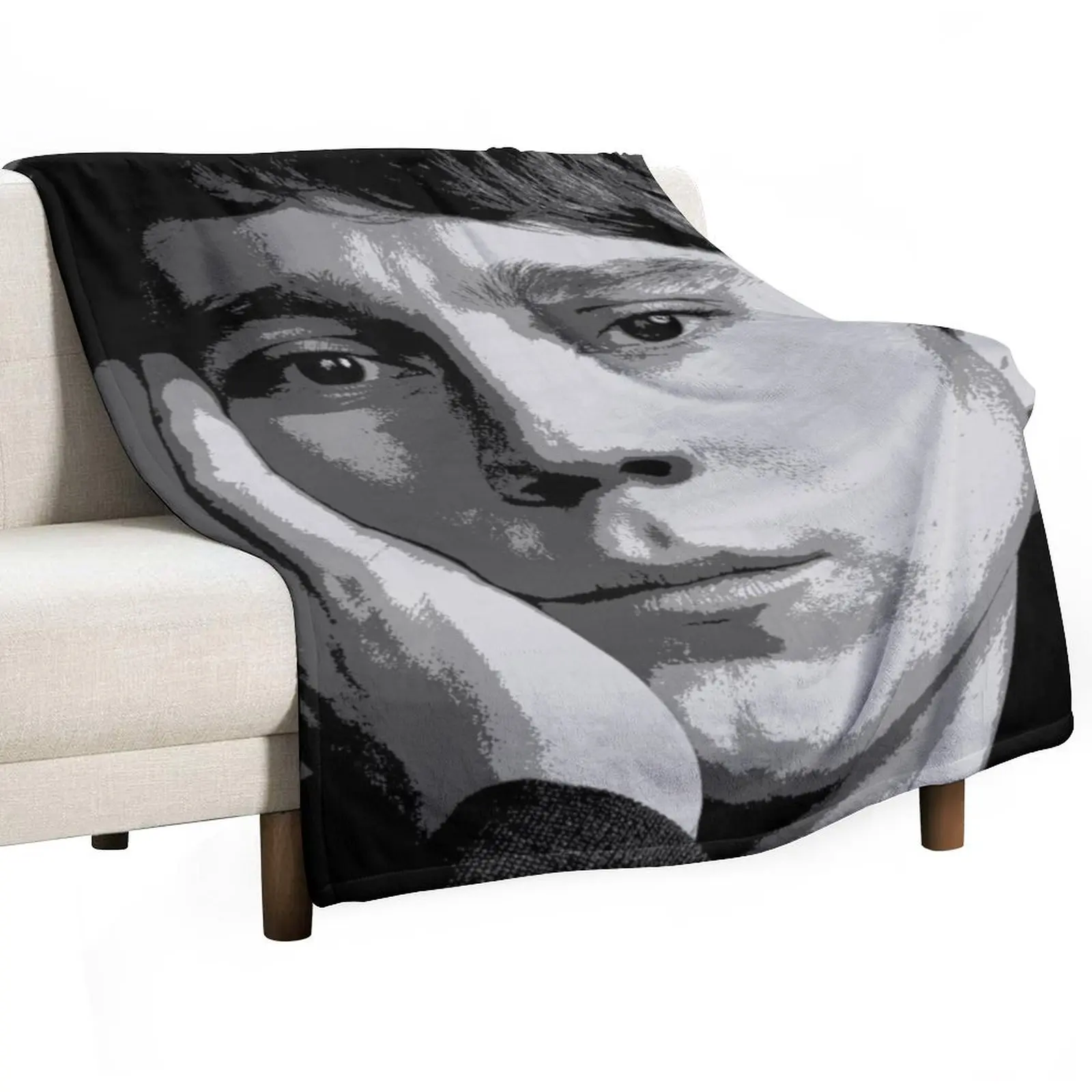 

Paul Dano Pop Art Portrait Throw Blanket decorative Moving Warm Decorative Beds Blankets
