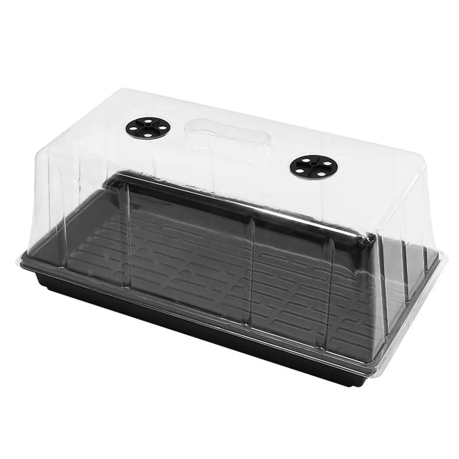 Propagation Tray Sturdy Easy to Clean Seedling Tool PS PVC Starter Set for Home Garden Greenhouse