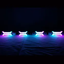 X Concept Angel Eyes RGB Color-Chasing Revolving Dynamic Turn Signals Bluetooth Sequential Flowing For BMW 1 2 3 4 5 6 7 Series