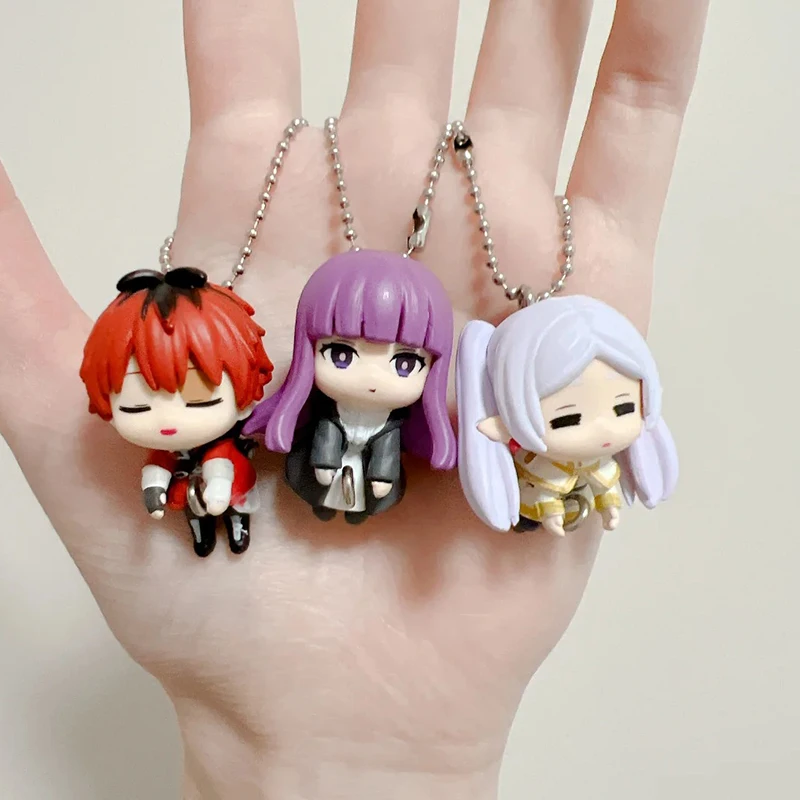 Figuras de acción colgantes COS Anime Sousou no Frieren Frieren Fern Stark muñeca juguete adorno colgante bolsa para niños accesorios regalo