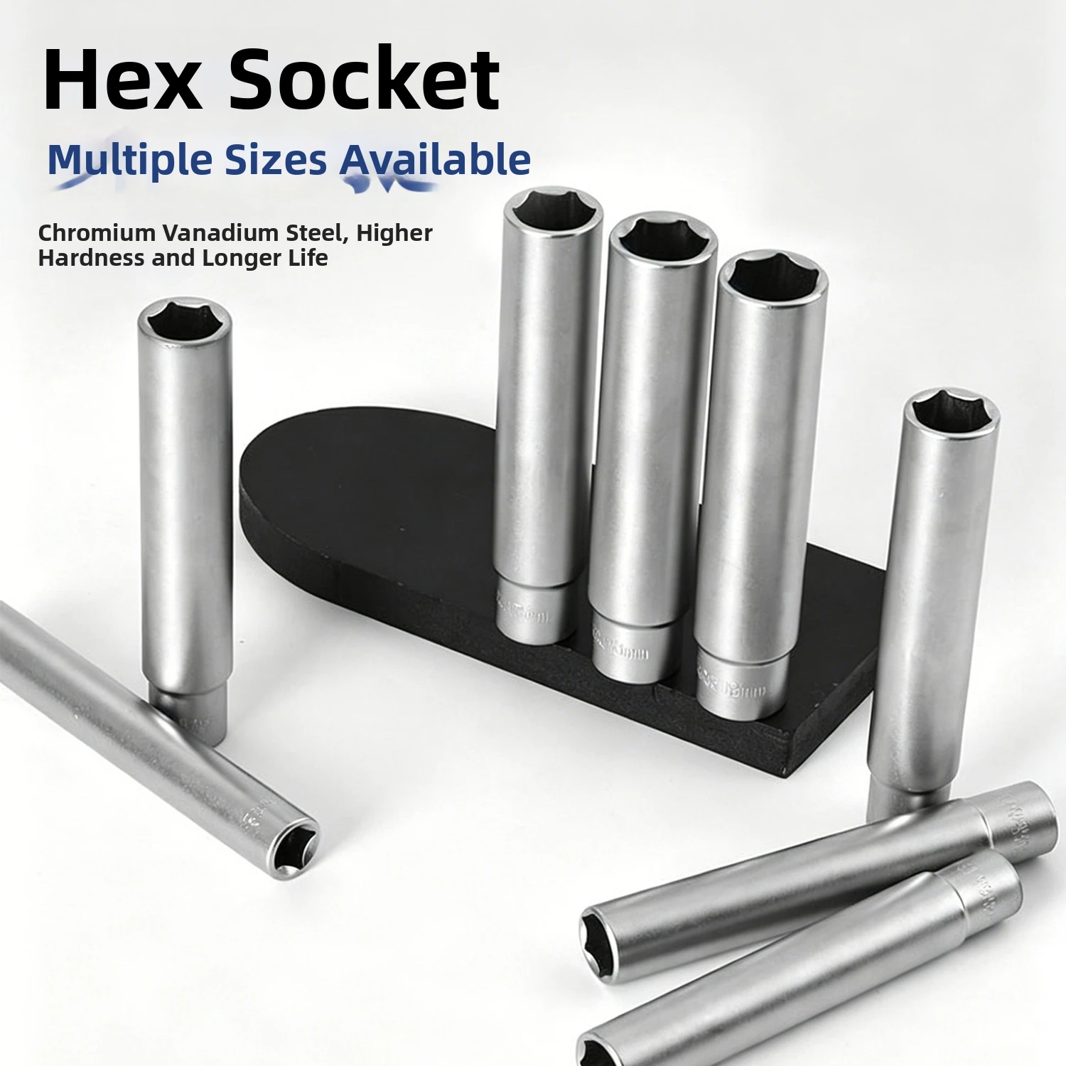 14 Piece 1/2 Inch Drive 12 Point Socket Set Engineered for Secure Nut and Bolt Engagement in Demanding Work Environments