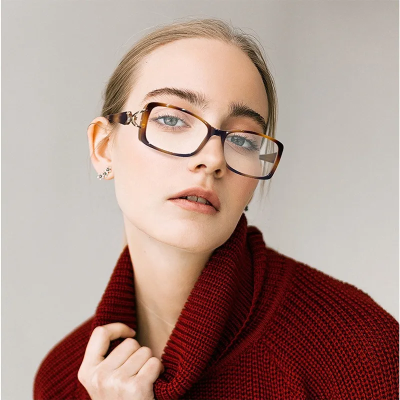 

Anti-blue Light Square Prescription Eyeglasses Women Men TR90 Myopia Lens Optical Spectacle myopes Lunettes 0 -0.5 -0.75 To -6.0