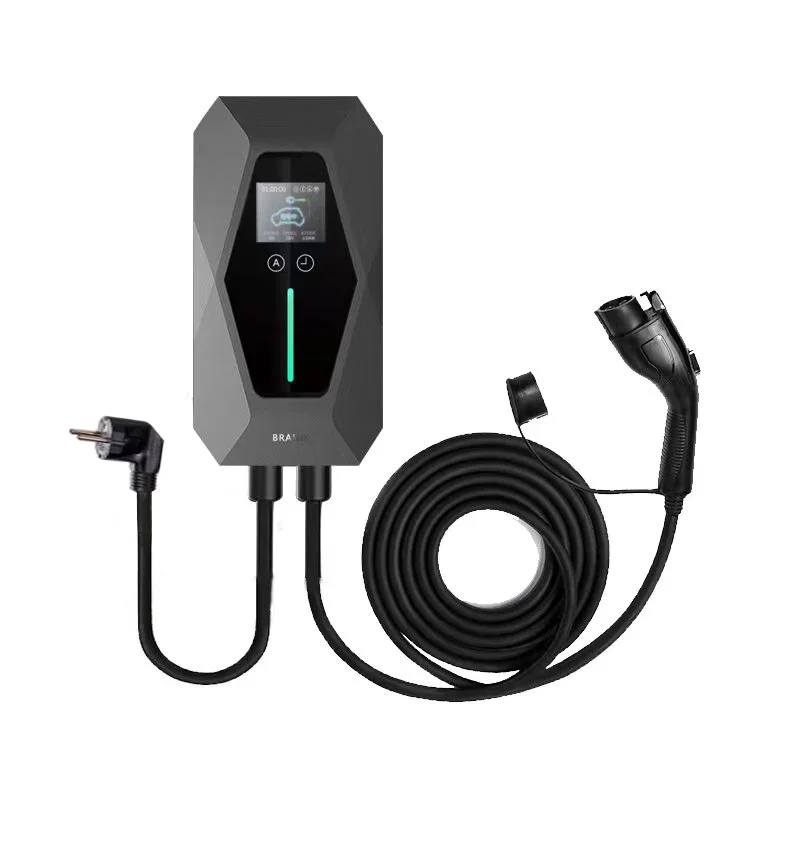 7KW Smart EV Charger New 32A Type 2 Wall-Mounted Fast Charging Station EU Compatible Electric Vehicles Including . Used