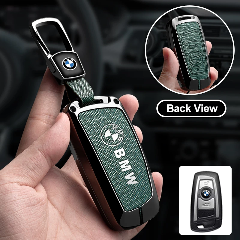 

Zinc Alloy Car Key Fob Cover Safe Shield For M X1 U11 X7 X5 G05 LCI I7 IX XM Series 7 740Li U06 G81 M3 2023 2024 Car Trim