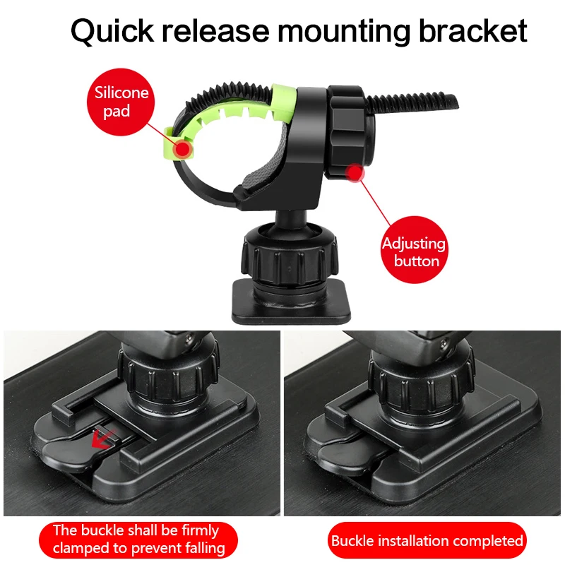 Phone Mount Stand Bicycle Holder Waterproof Pouch Bag Touchscreen with Rain Cover Handlebar Mirror Motorcycle Stand Mount