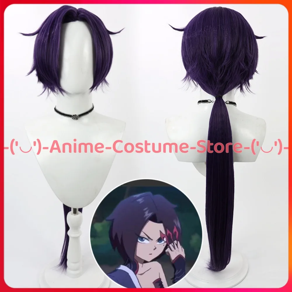 

Парик для косплея Scissor Seven Plum Eleven, аниме, игровой персонаж, Хэллоуин, карнавальный костюм для вечеринки, парики, термостойкие синтетические волосы