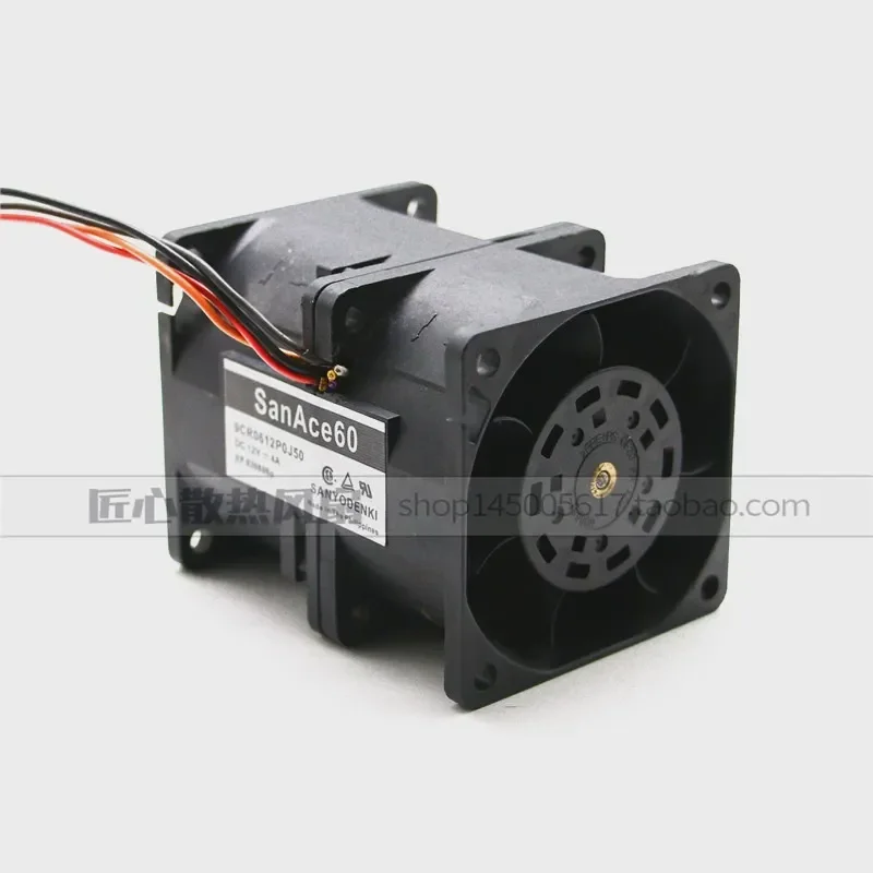 for Sanyo San Ace60 6076 12V 2.7A 3A 3.2A 4A Car Supercharged High Performance Cooling Fan