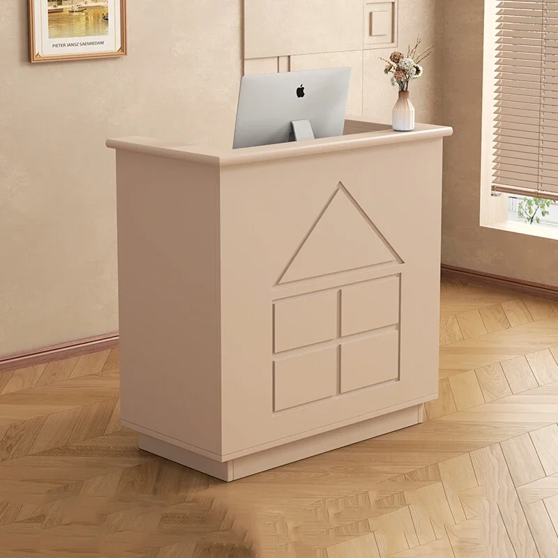 Home Clinic Reception Desk Beauty Salon Small Office Reception Desk Simple Luxury Escritorio De Recepcion Office Furniture