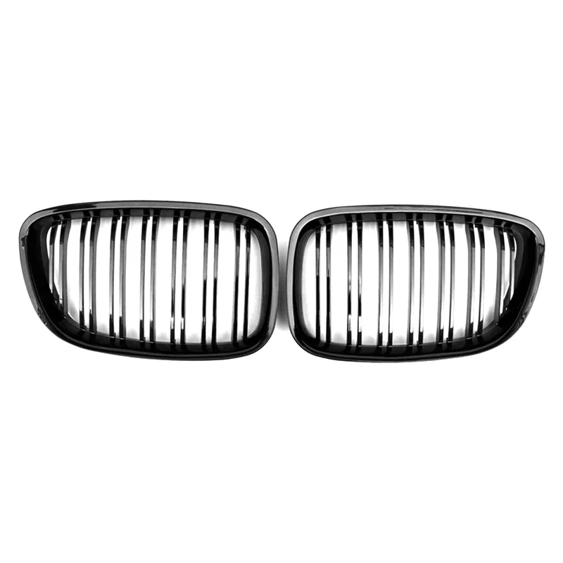 ABS Dual Slats Front Bumper Grills For BMW 5 Series GT F07 528i 530d 535i 550i 2010-2016 Car Middle Grill Kidney Grille