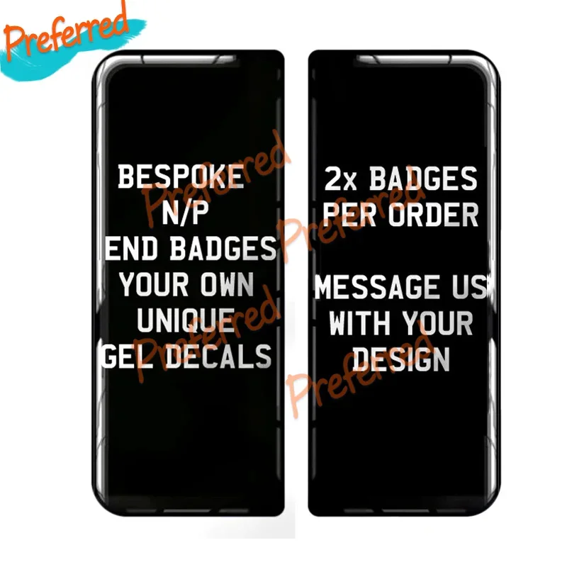 2x YOUR OWN UNIQUE GEL DECALS Customize 3D License Plate Stickers - CA DMV Registration Tag - DE License Plate Inspection