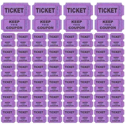 100 Pcs Lottery Draw Tickets Drink for Events Universal Raffle Game Party Carnival Paper Labels Roll