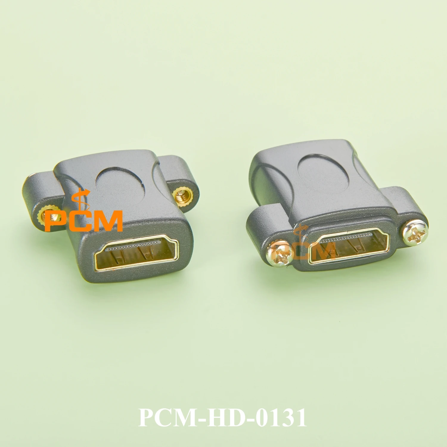 

High Definition Multimedia Interface Female to Female Panel Mount Extension Coupler 4K @ 60 Hz HD video and audio connector 2Pcs