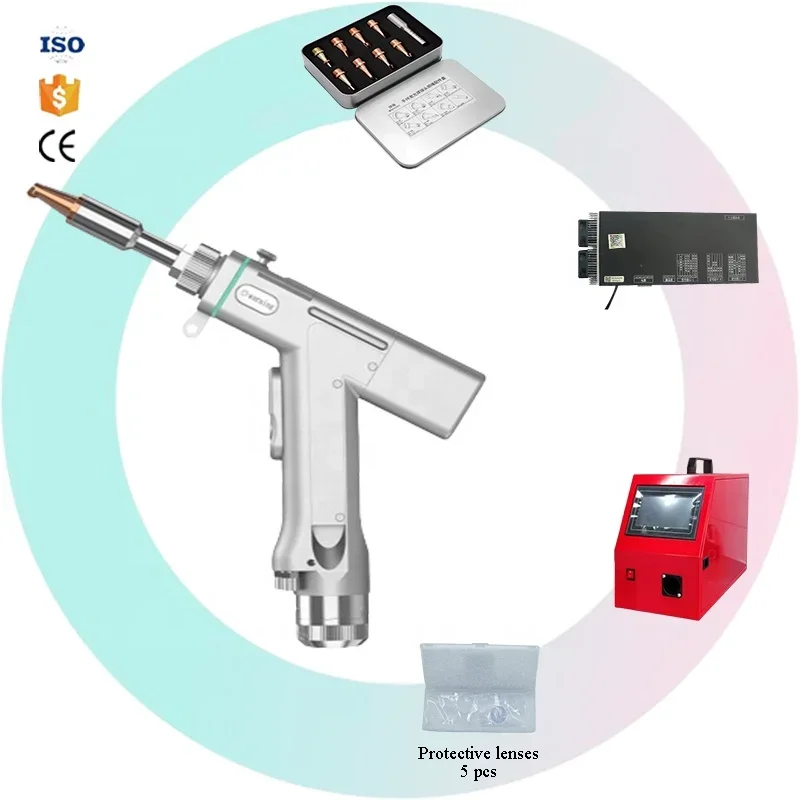 Factory Manufacture Fiber Laser Welding Gun SUP21T SUP23T for 4 in1 Laser Welder System Handheld Laser Welding Head