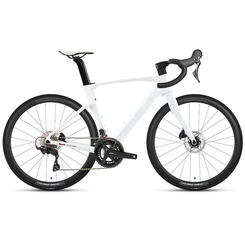 Twitter 700C  Carbon Road Bike Cyclone-3rd with R7120-24 Speed  Alloy Rim Bicycle for Daily Commuting and Weekend Rides