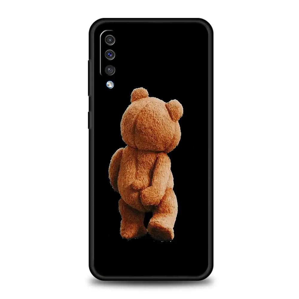 Funny Just Relax Brown Bear Phone Case For Samsung Galaxy A52 A50 A70 A30 A40 A20S A20E A02S A12 A22 A72 A42 A32 5G A04s Cover