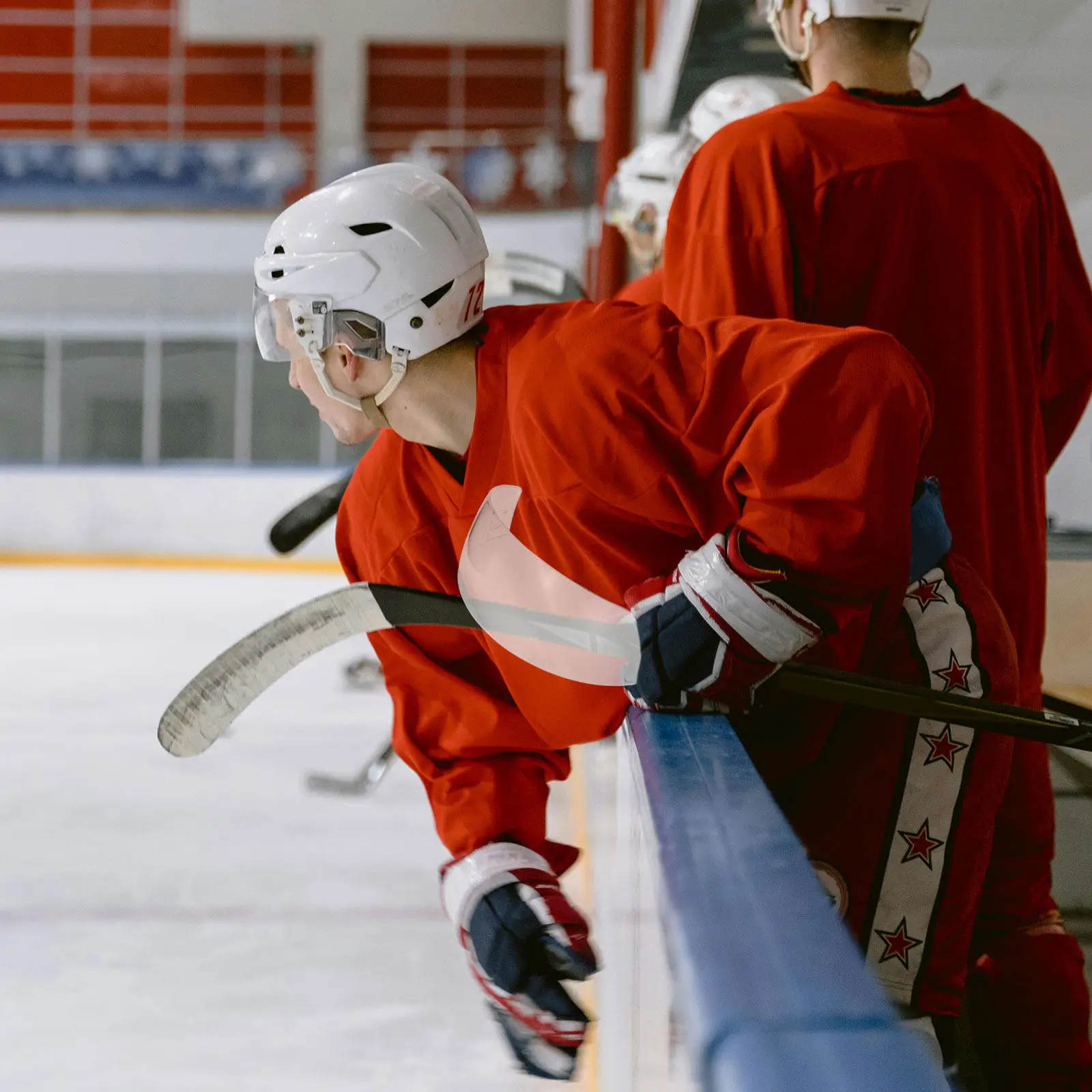 

Anti-Fog Ice Hockey Visor Straight Cut Anti-Scratch Protection Lightweight Comfort Visor Replacement