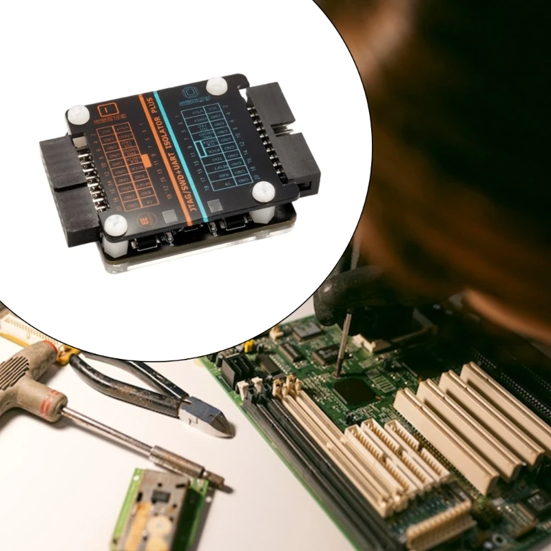 Professional Electrical Isolation Device JTAG SWD Isolator for JTAG SWD Interfaces in Industrial Testing Protectors