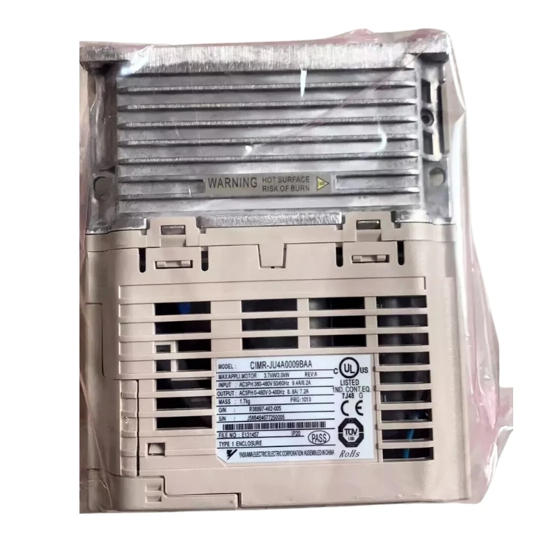 New In Box Yaskawa CIMR-JU4A0009BAA Inverter 1 Year Warranty