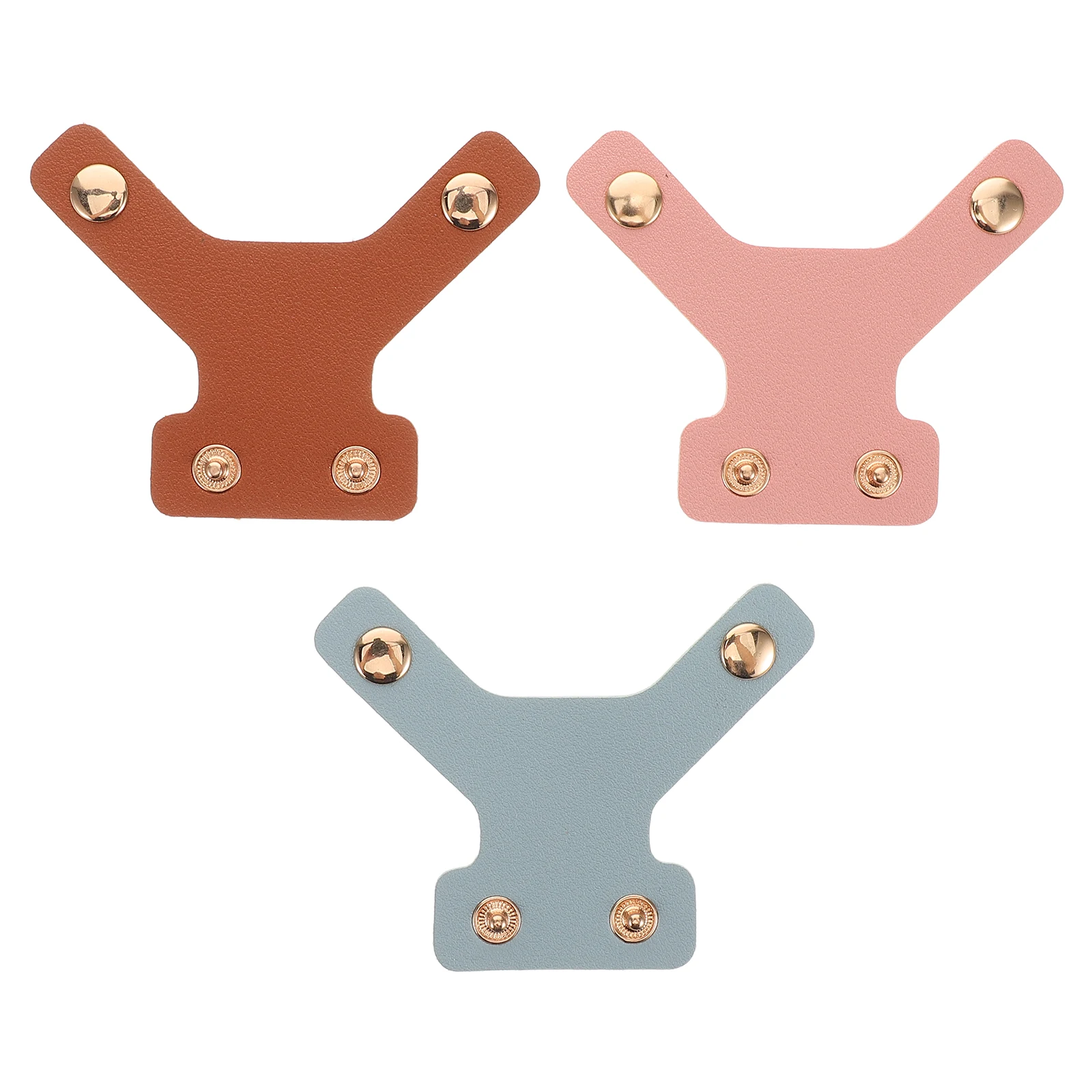 

3pcs Stethoscope Case Name Tag Pu Charm Medical Accessories Nurse Work AntiLoss Name Tags