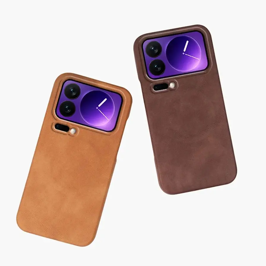 حافظة مغناطيسية من جلد الغنم الرجعية لهاتف XiaoMI 17 17ProMax 15 14 K80 K70 E Turbo4 Pro Ultra لغطاء Magsafe المقاوم للصدمات غير اللامع #6