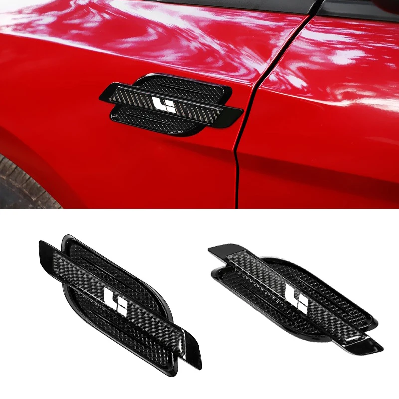 2PCS Carbon fiber Leaf Car Body Side Fender Stickers Badges For LI Auto Lixiang L9 MAX One L7 Pro L8 Li9 R20 Li7 L6 Mega