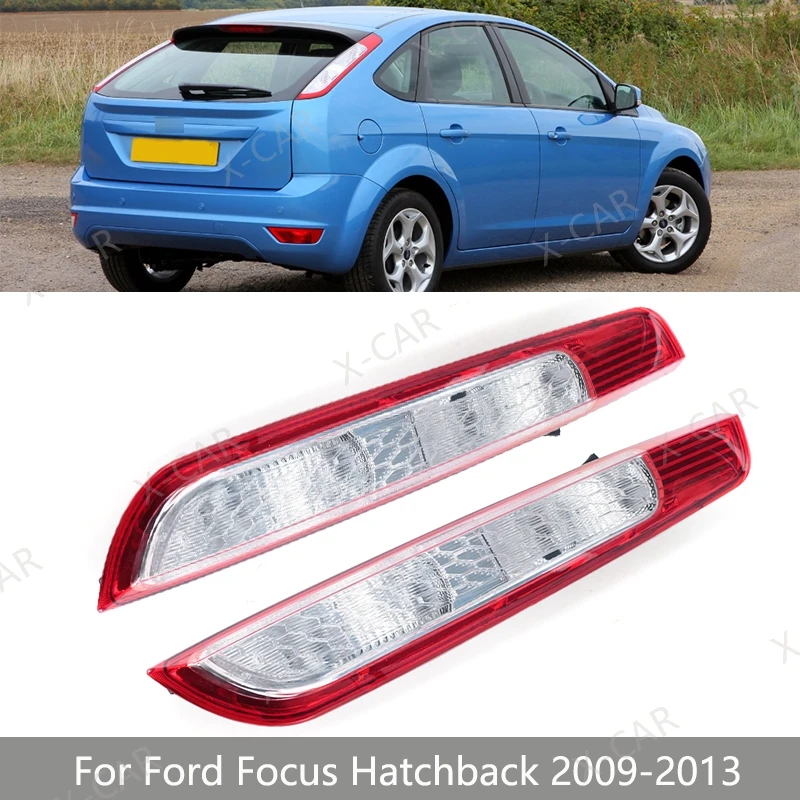 

For Ford Focus Hatchback 2009 2010 2011 2012 2013 Rear Bumper Tail Light Brake Lamp No Bulb