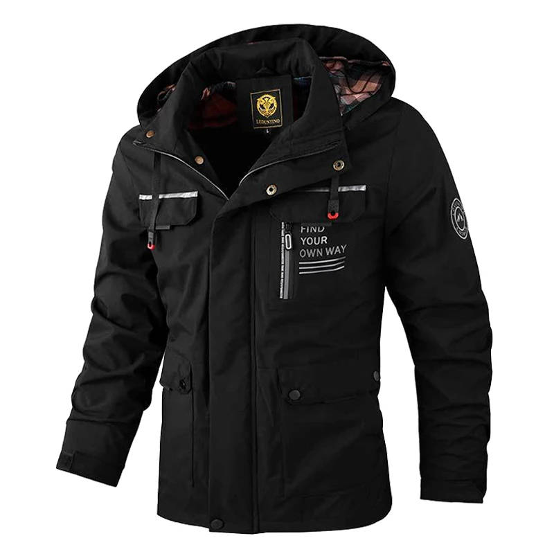 Mannen Windjack Militaire Veldjassen Bovenkleding Heren Tactische Waterdichte Pilot Jas Hoodie Mannen Kamperen Jacht Leger Kleding