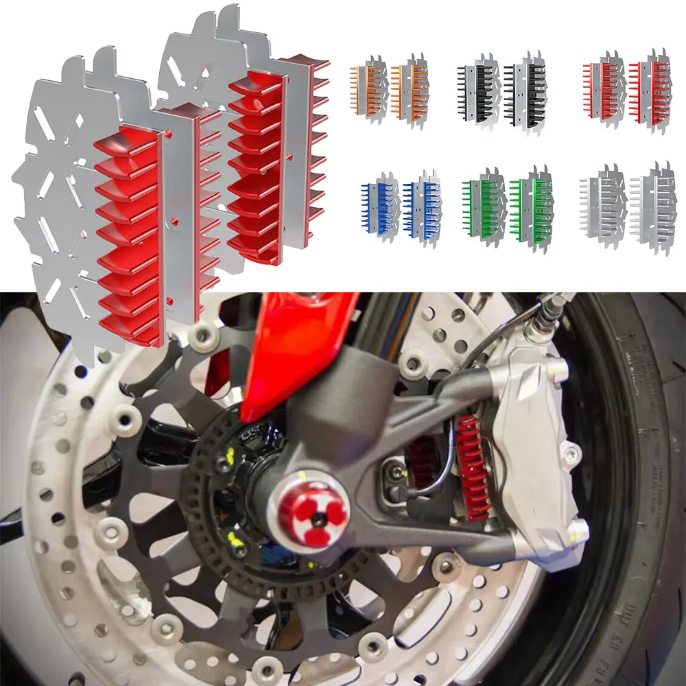 

BRAKE CALIPERS HEATSINK BRAKE PLATE RADIATOR FOR APRILIA RSV4 FACTORY 1000 APRC/APRC-R/SBK RACING ABS RSV4R RSV4RF RSV4RR RSV 4