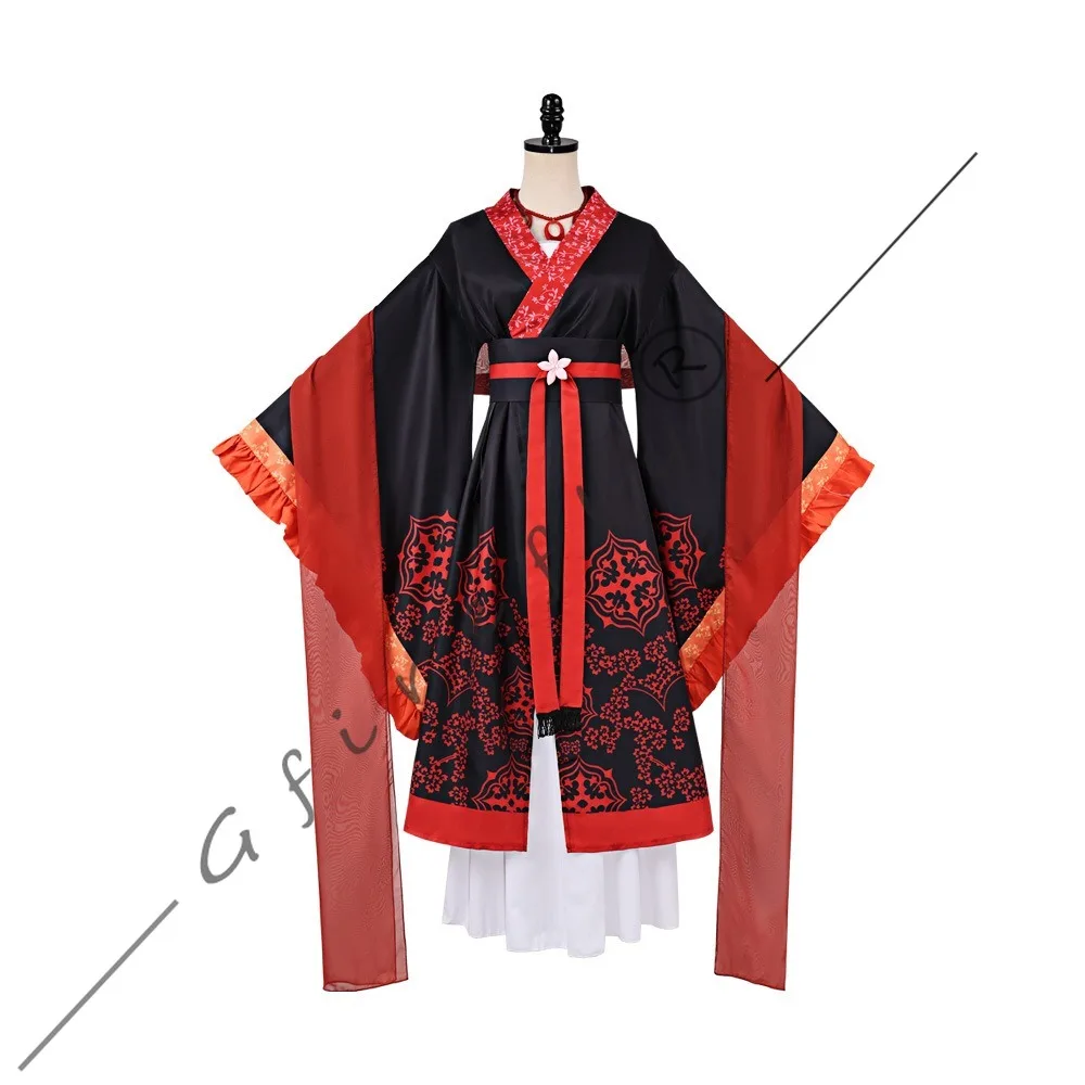 Though I Am An Inept Villainess Kou Rinrin Shu Keigetsu Cosplay Chinese Dress Full Set Adult Women Halloween Comic Con Outfit