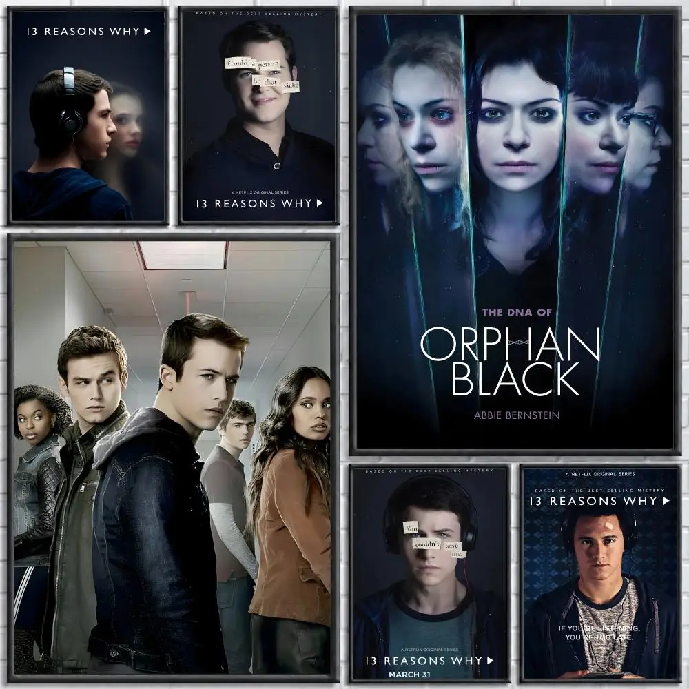 TV Series 13 Reasons Why   Print Wall Art Pictures Canvas Painting Living Room Bedroom Home Decor Poster