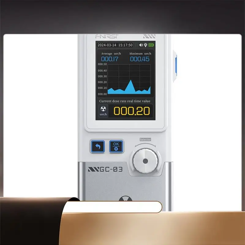 

GC-03 3-In-1 Electromagnetic Radiation Detector Measures Electric Magnetic Field Strength RF Power Temperature-X64A