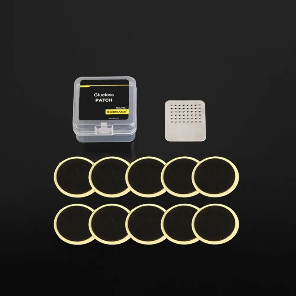 Durable Self-Adhesive Bike Inner Tube Patch Kit - Glueless Flat Tire Puncture Repair image 2