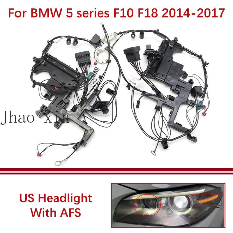for-bmw-5-series-f10-f18-2014-2017-with-afs-us-version-car-headlight-internal-wiring-harness-assembly-plug-harness-component